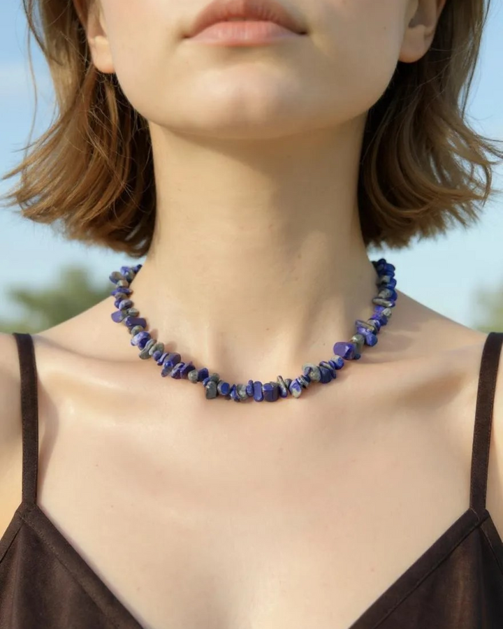 Lapis Lazuli Kolye | Doğal Taşlı Kolye
