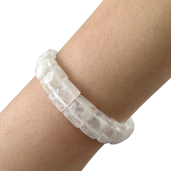 Crystal Quartz Stretch Bracelet