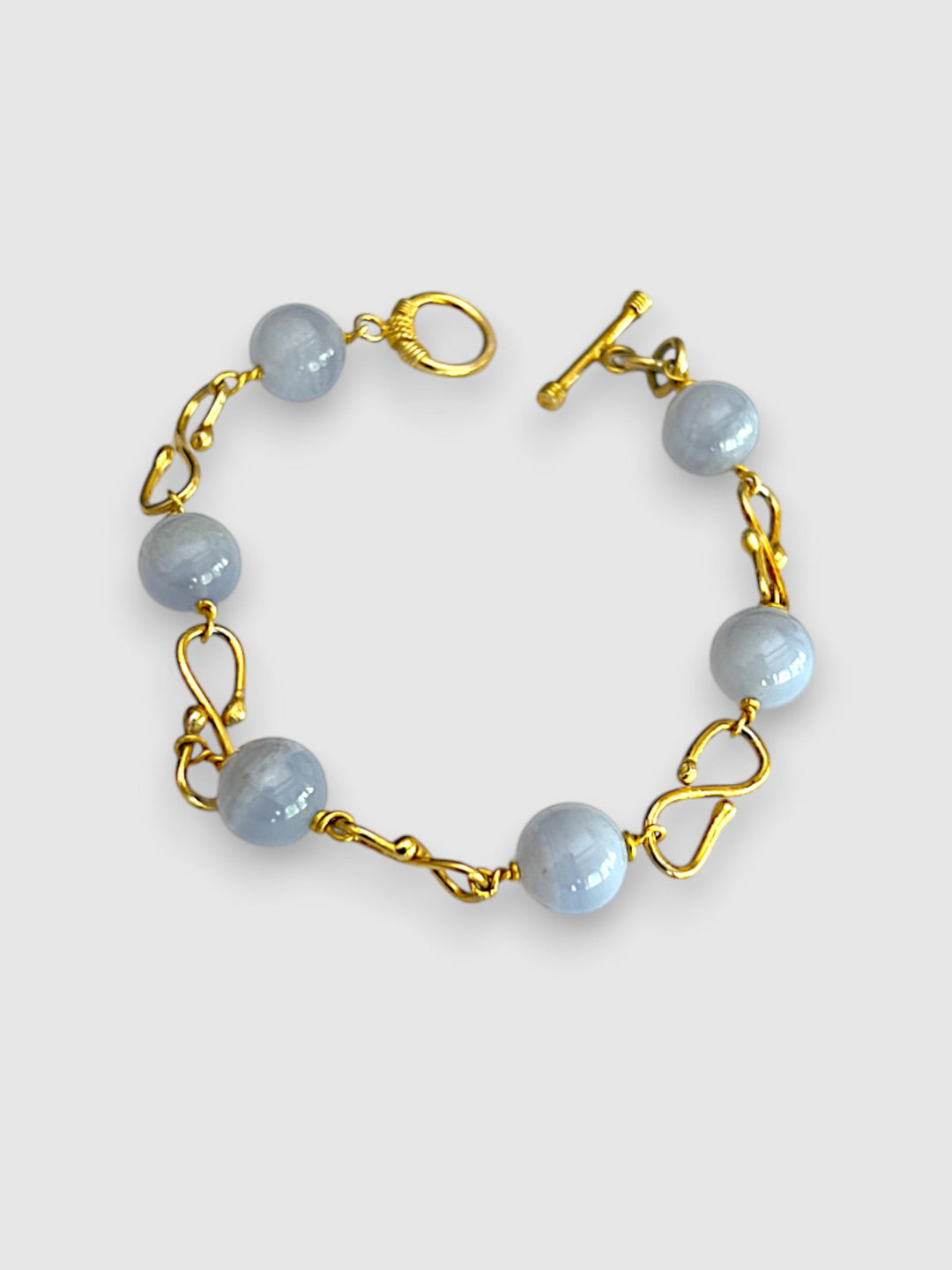 Kalsedon doğal taş bileklik – Antre Jewelry